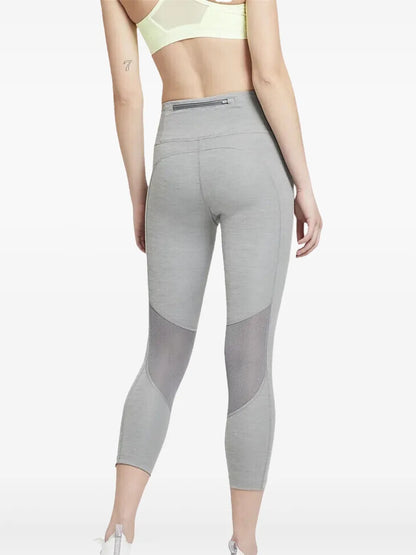Mid-Rise Crop "Grey" Running Leggings