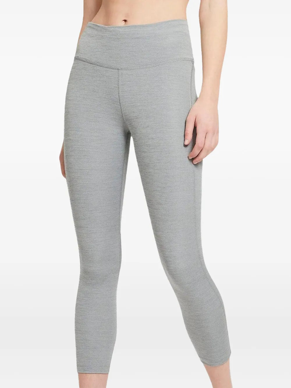 Mid-Rise Crop "Grey" Running Leggings