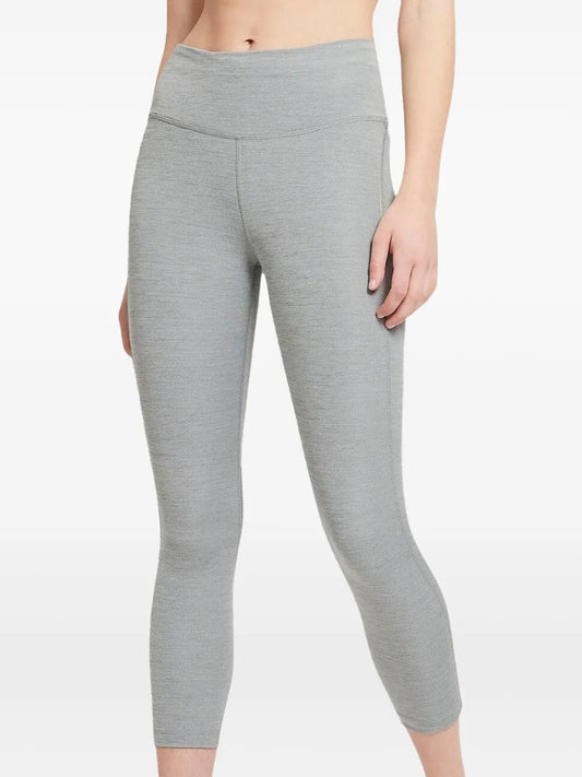 Mid-Rise Crop "Grey" Running Leggings