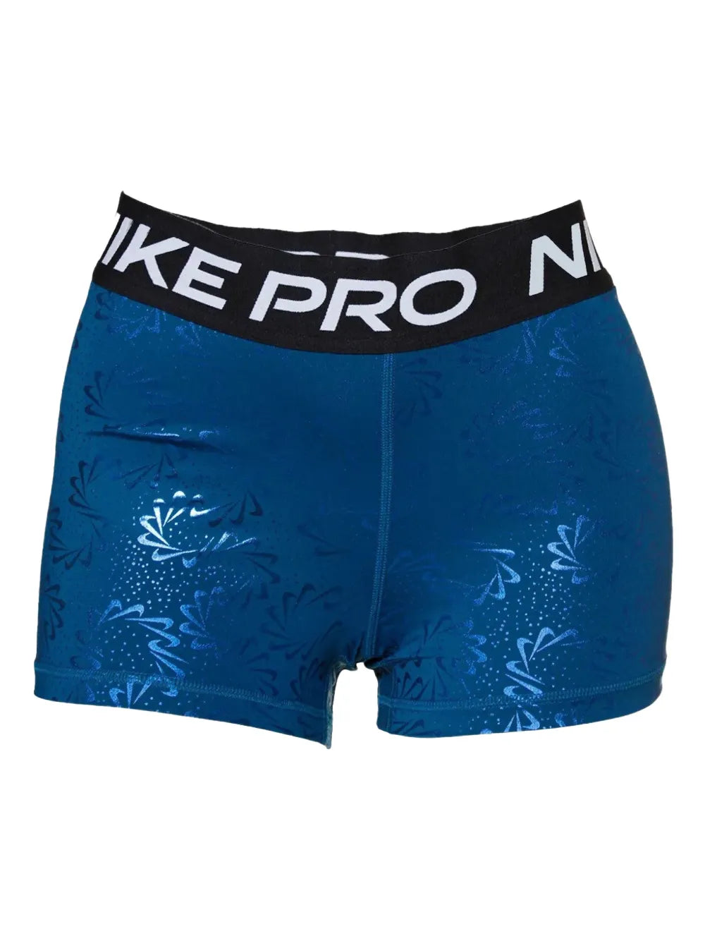 Pro Dri-Fit Mid Rise 3 Inch Printed Shorts "Valerian Blue/Black" Shorts