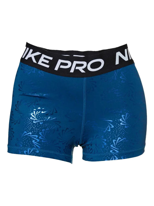 Pro Dri-Fit Mid Rise 3 Inch Printed Shorts "Valerian Blue/Black" Shorts