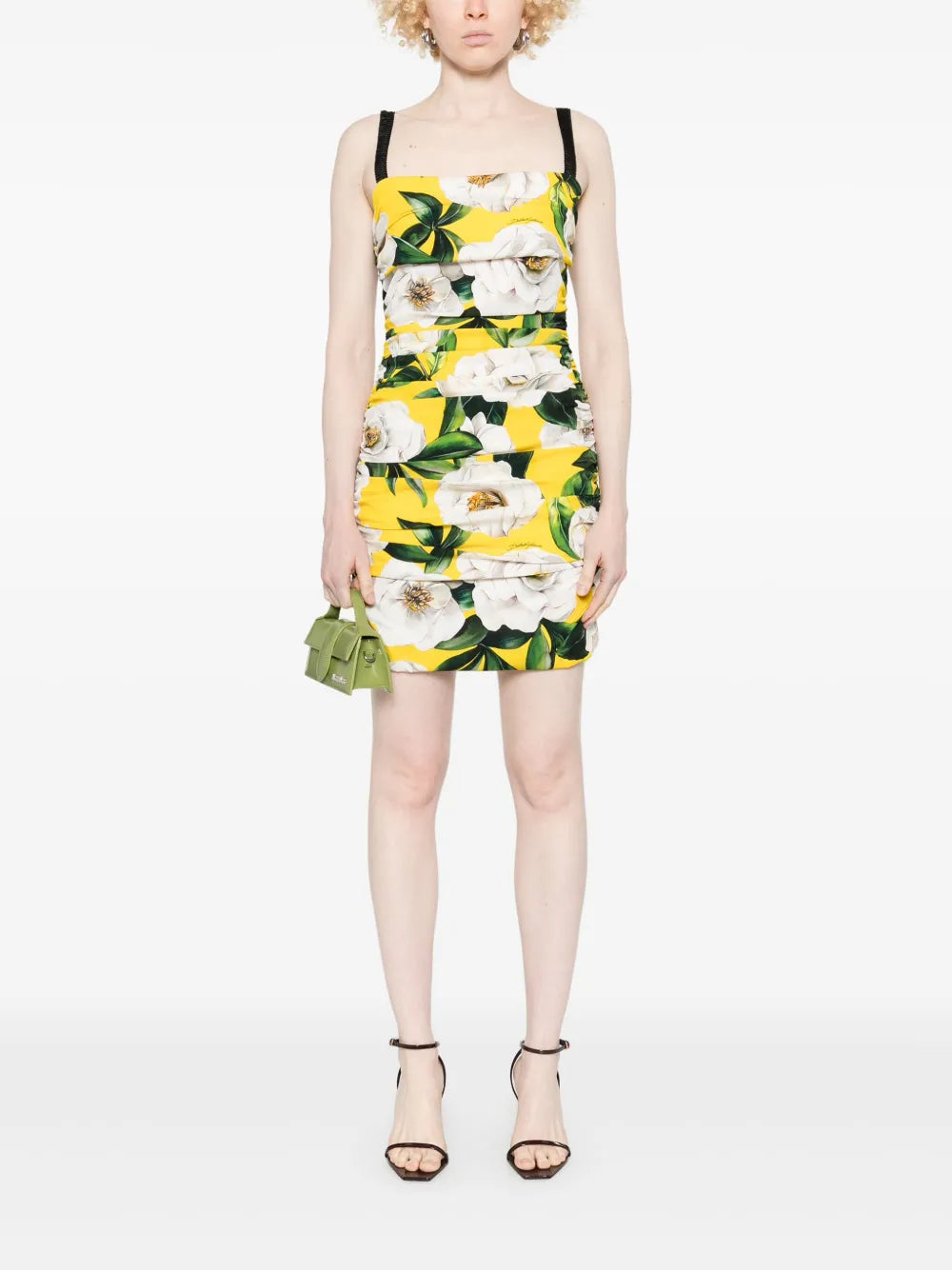 Floral-Print Mini Dress