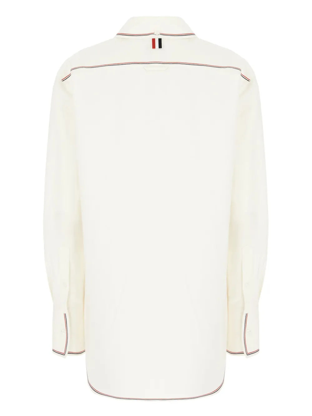 Striped-Trim Shirt