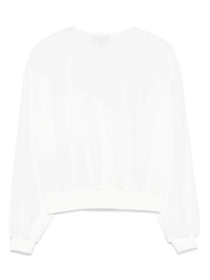 Logo-Embroidered Blouse