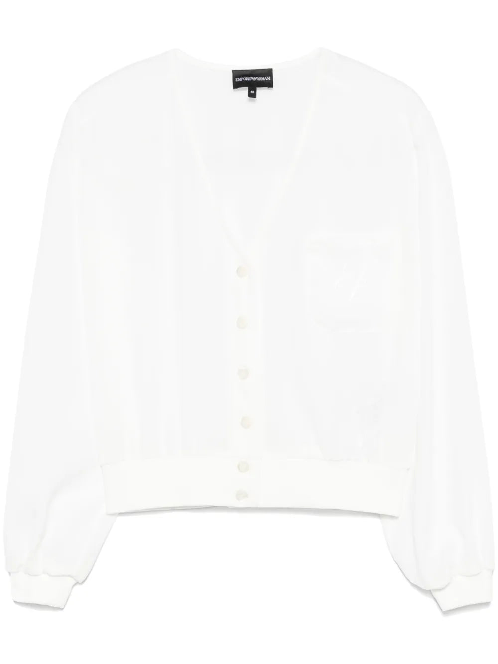Logo-Embroidered Blouse