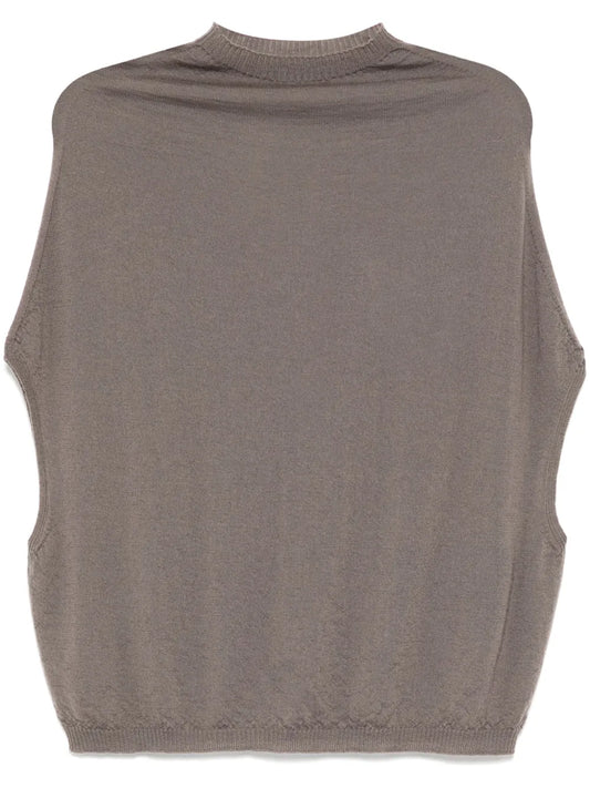 Round Neck Sleeveless Vest