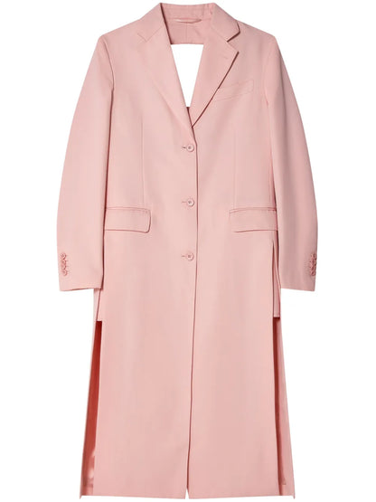 Cut-Out Bow-Detail Coat