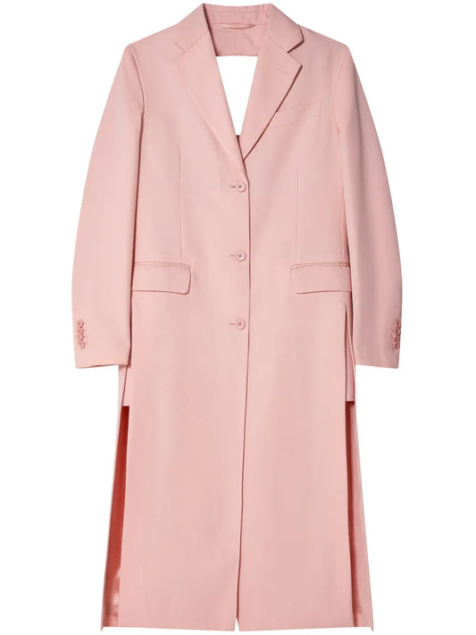 Cut-Out Bow-Detail Coat