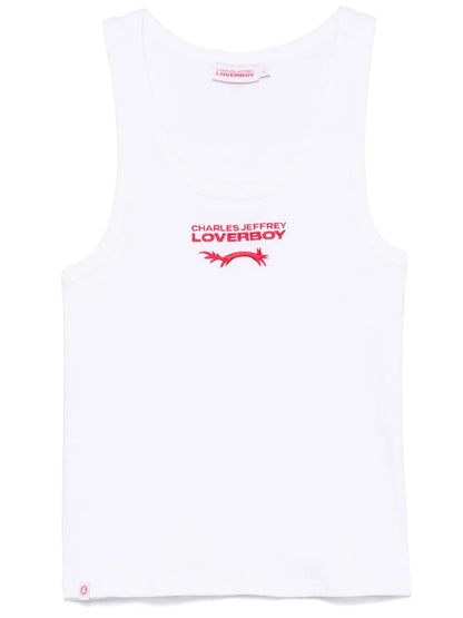 Logo-Embroidered Tank Top