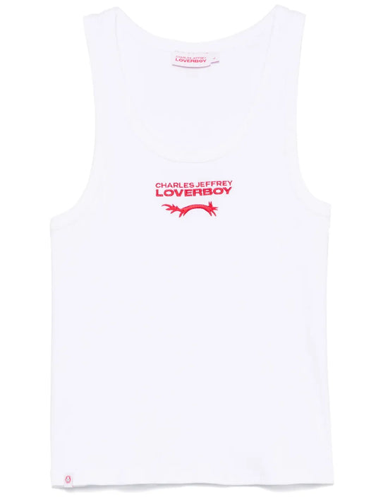 Logo-Embroidered Tank Top