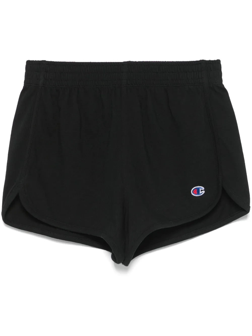 Logo-Patch Cotton Shorts