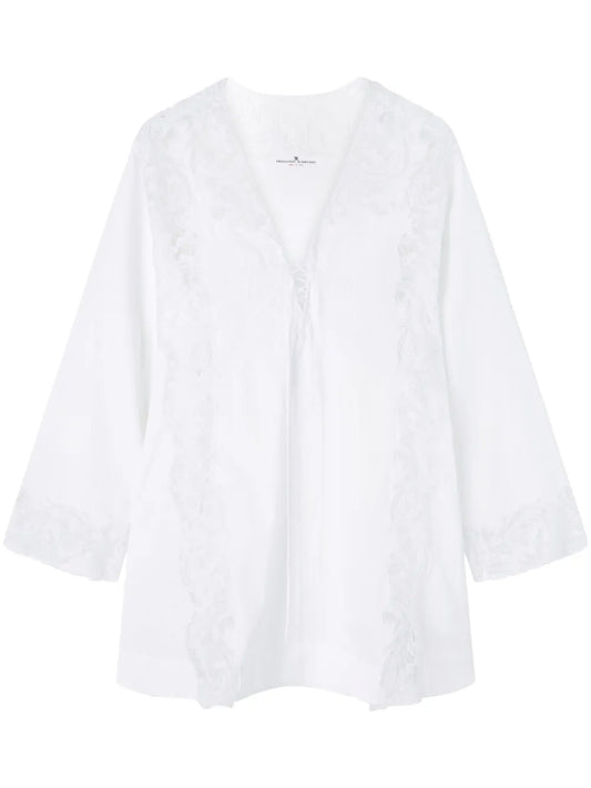 Floral-Lace Blouse