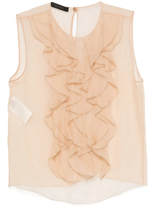 Ruffle-Detail Blouse