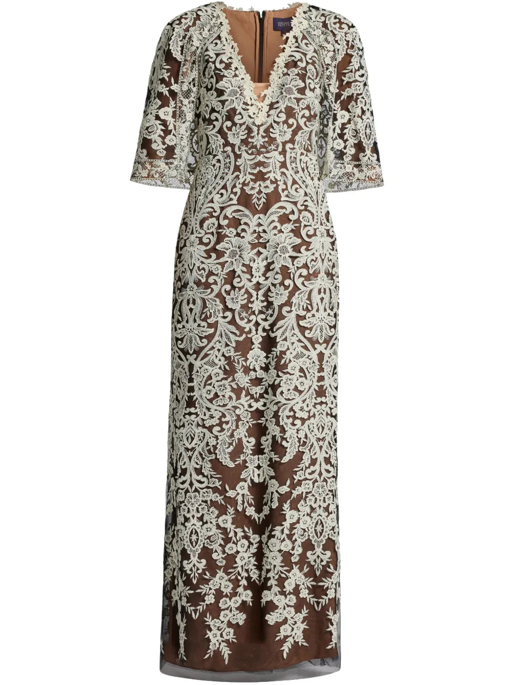 Lace-Overlay Dress