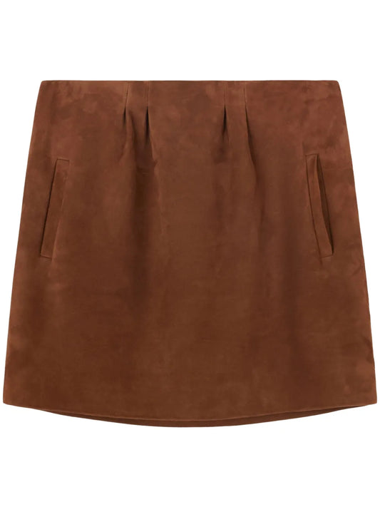 Suede Mini Skirt