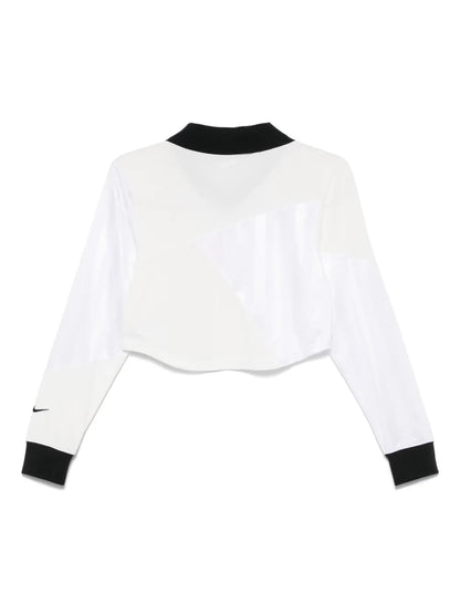 Long-Sleeve Crop Top