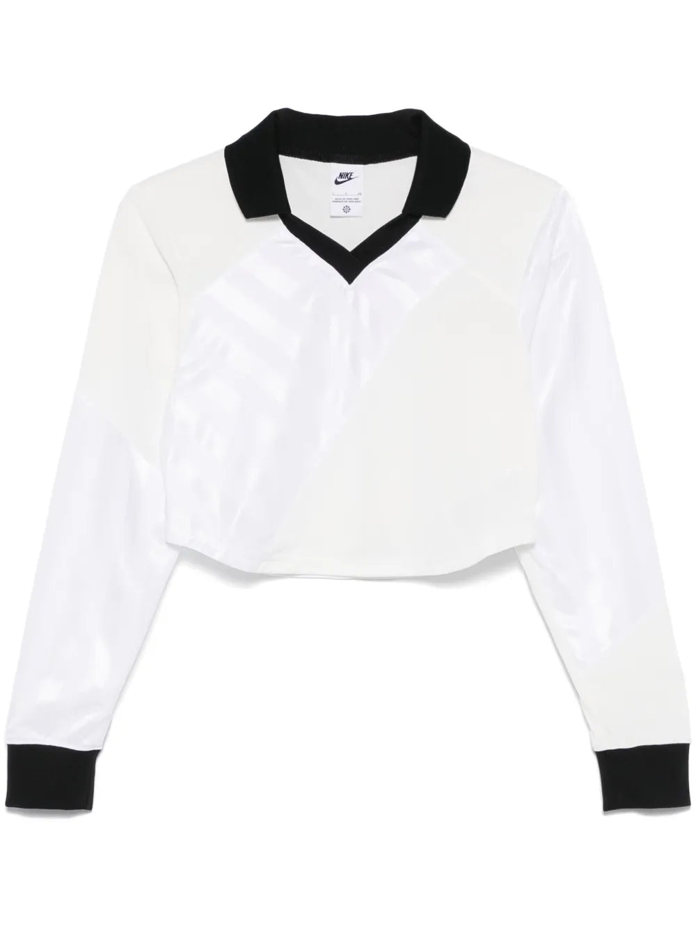Long-Sleeve Crop Top