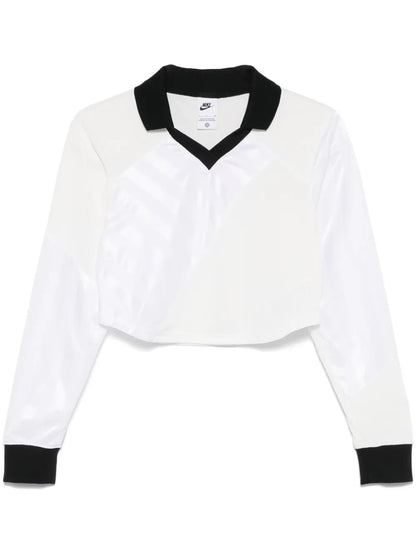 Long-Sleeve Crop Top