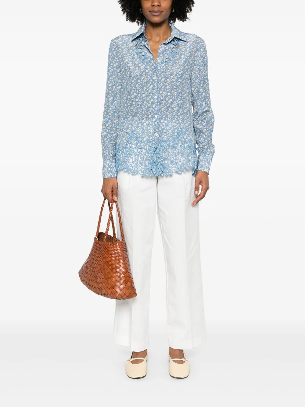 Floral-Print Shirt
