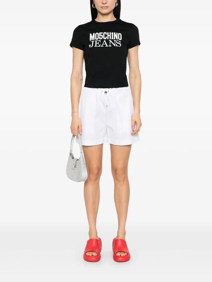 Rubberised-Logo Shorts