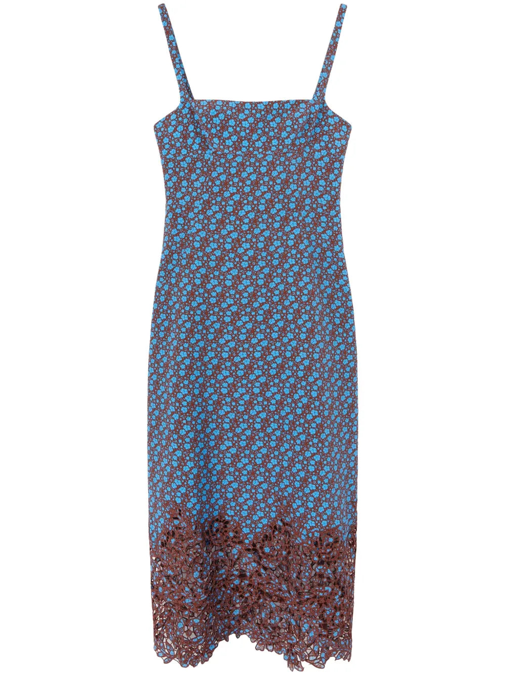 Floral-Print Midi Dress