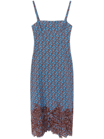 Floral-Print Midi Dress
