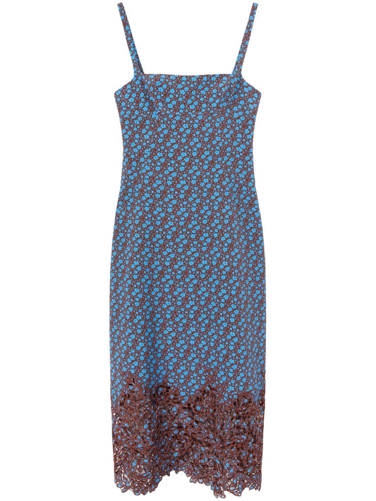 Floral-Print Midi Dress