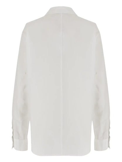 Double-Breasted Cotton Blazer