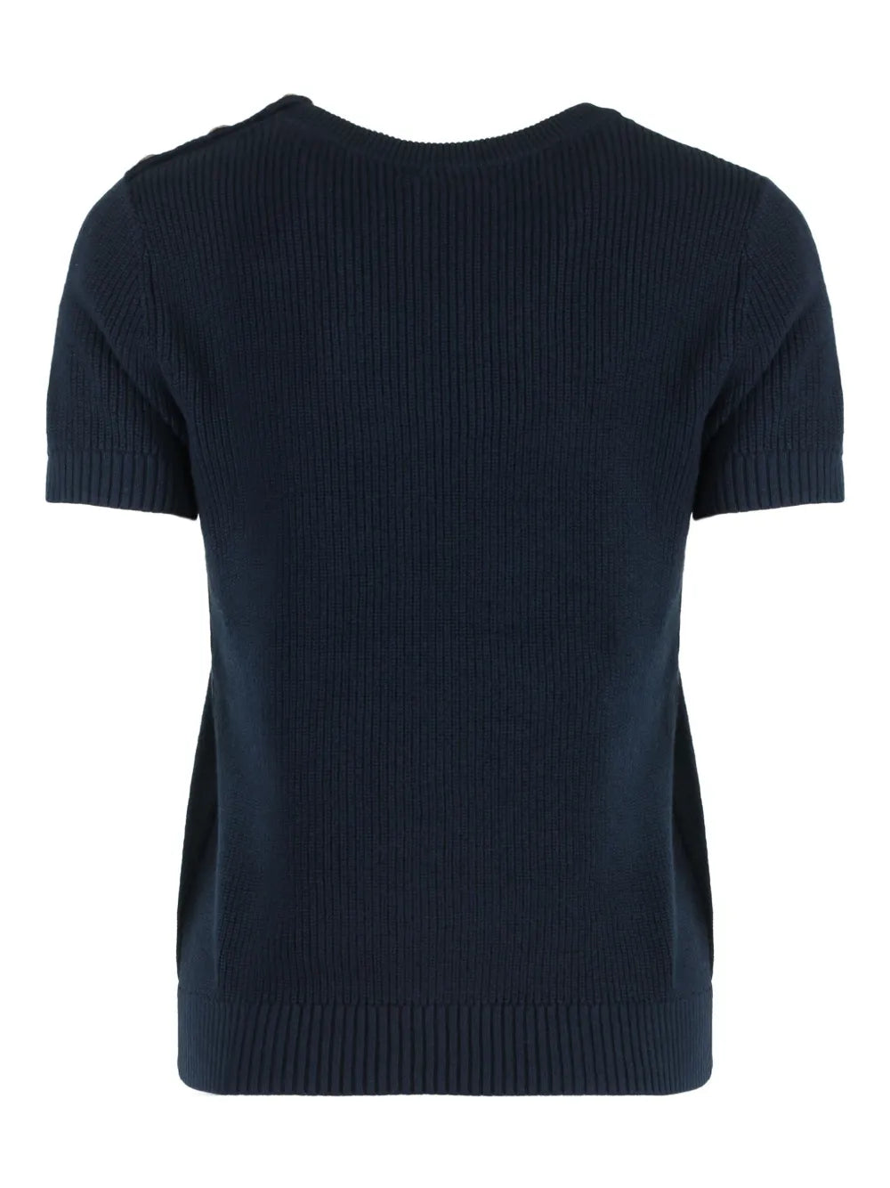 Ribbed-Knit T-Shirt