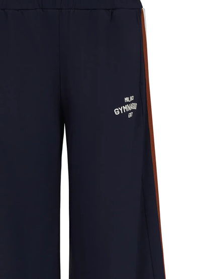 Wide-Leg Track Pants