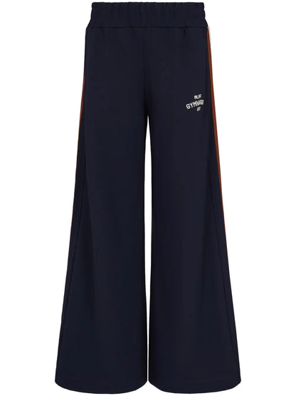 Wide-Leg Track Pants