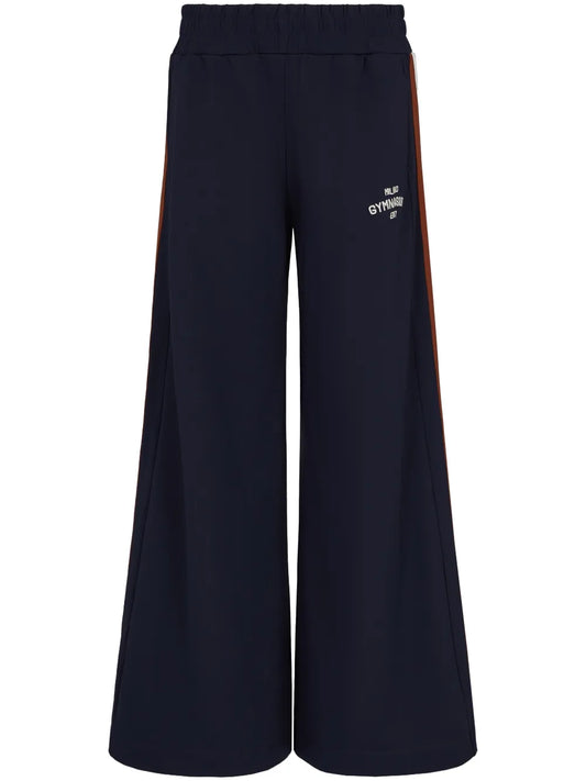 Wide-Leg Track Pants