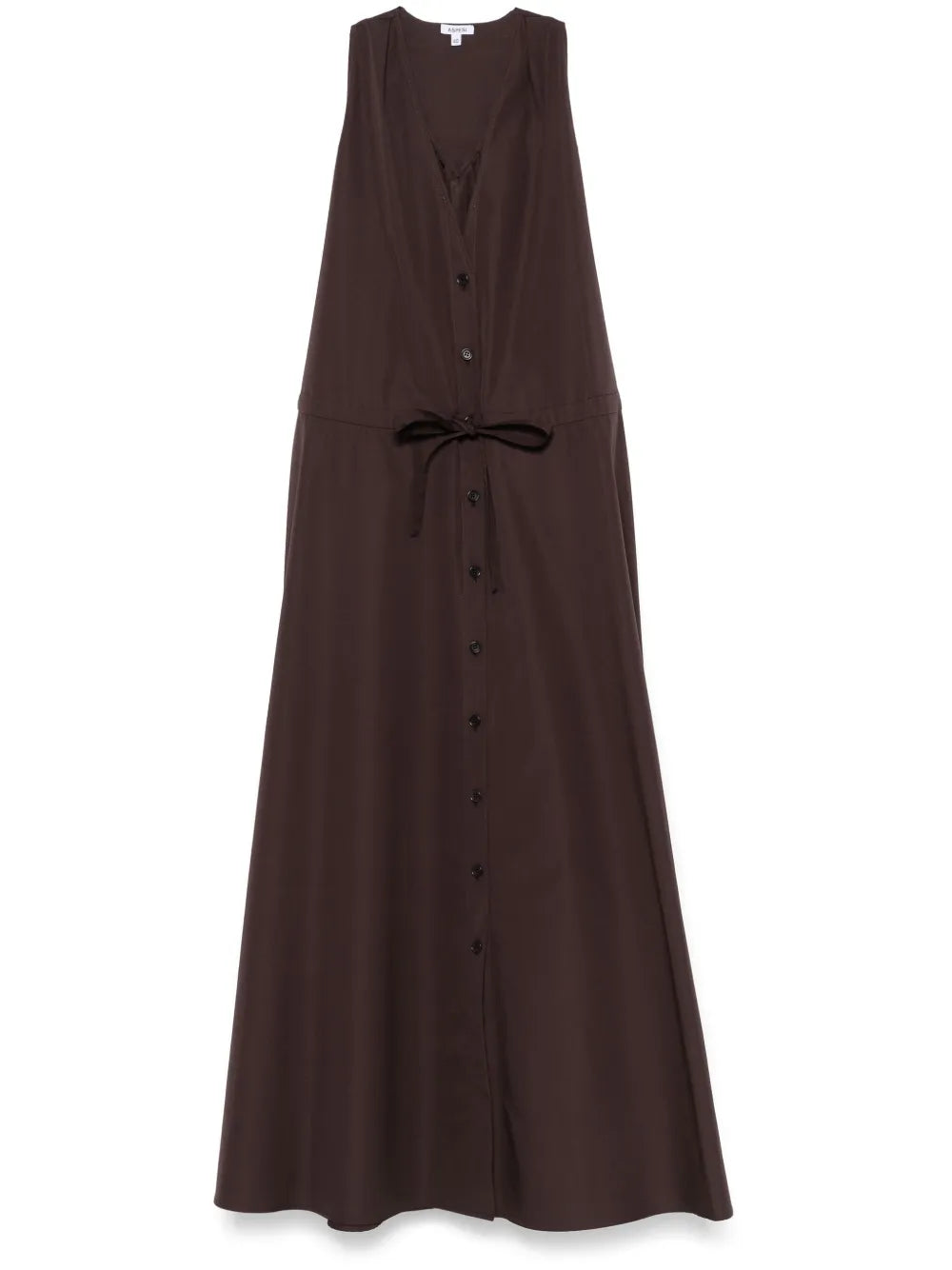 Cotton Poplin Midi Dress