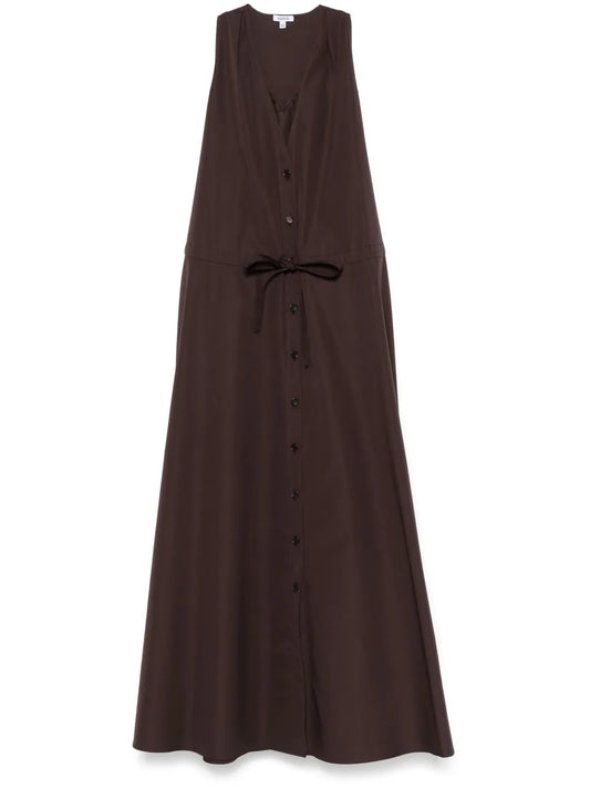 Cotton Poplin Midi Dress