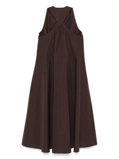 Cotton Poplin Midi Dress