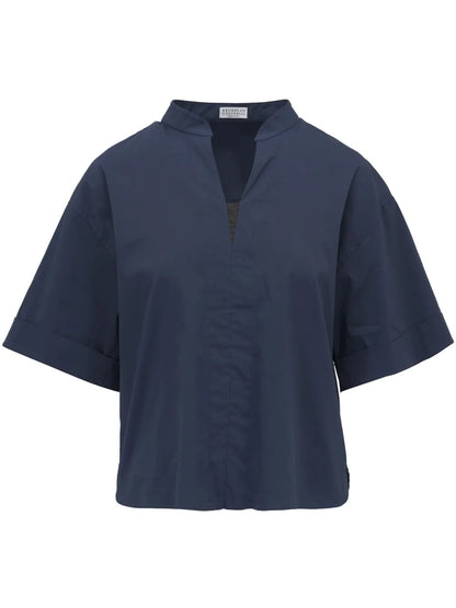 Stretch-Cotton Blouse