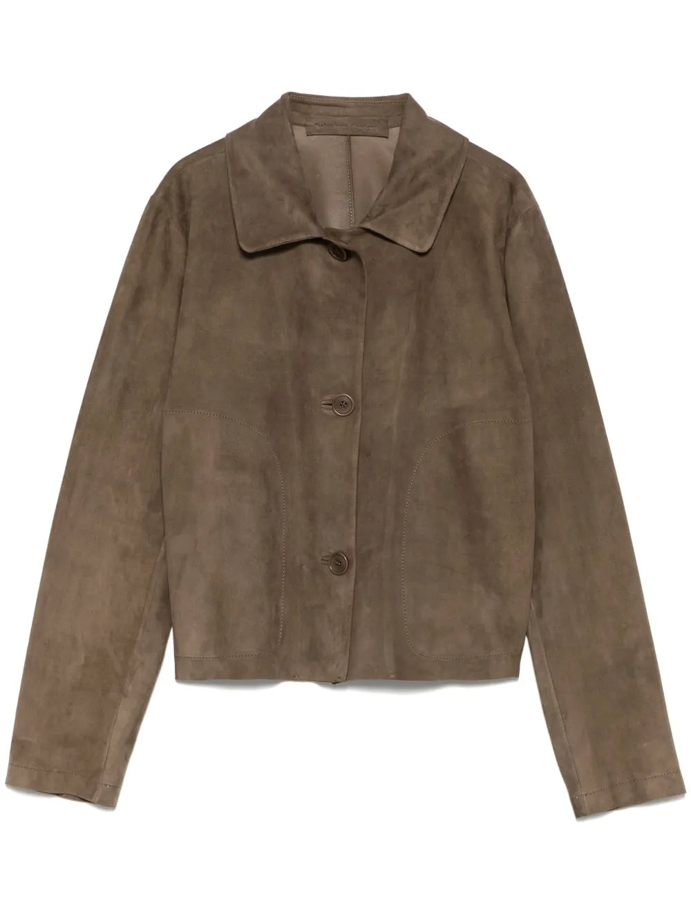 Suede Cropped Jacket