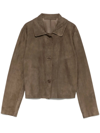 Suede Cropped Jacket