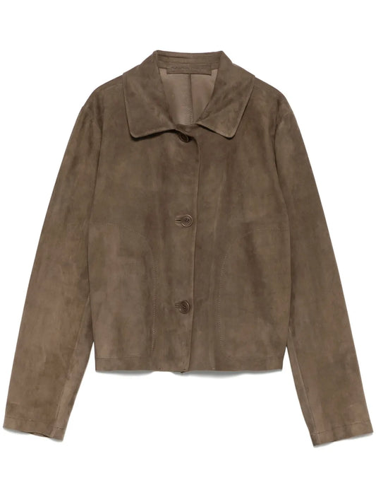 Suede Cropped Jacket