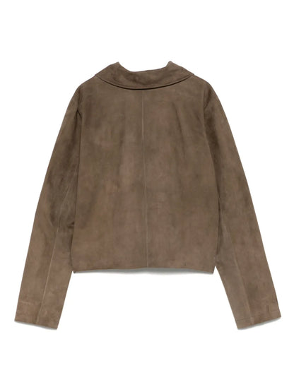 Suede Cropped Jacket