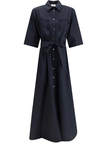 Cotton Shirtdress