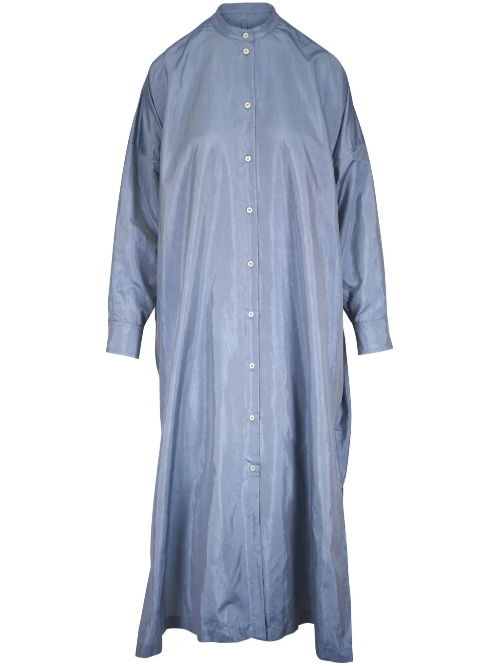 Satin Shirt Dress