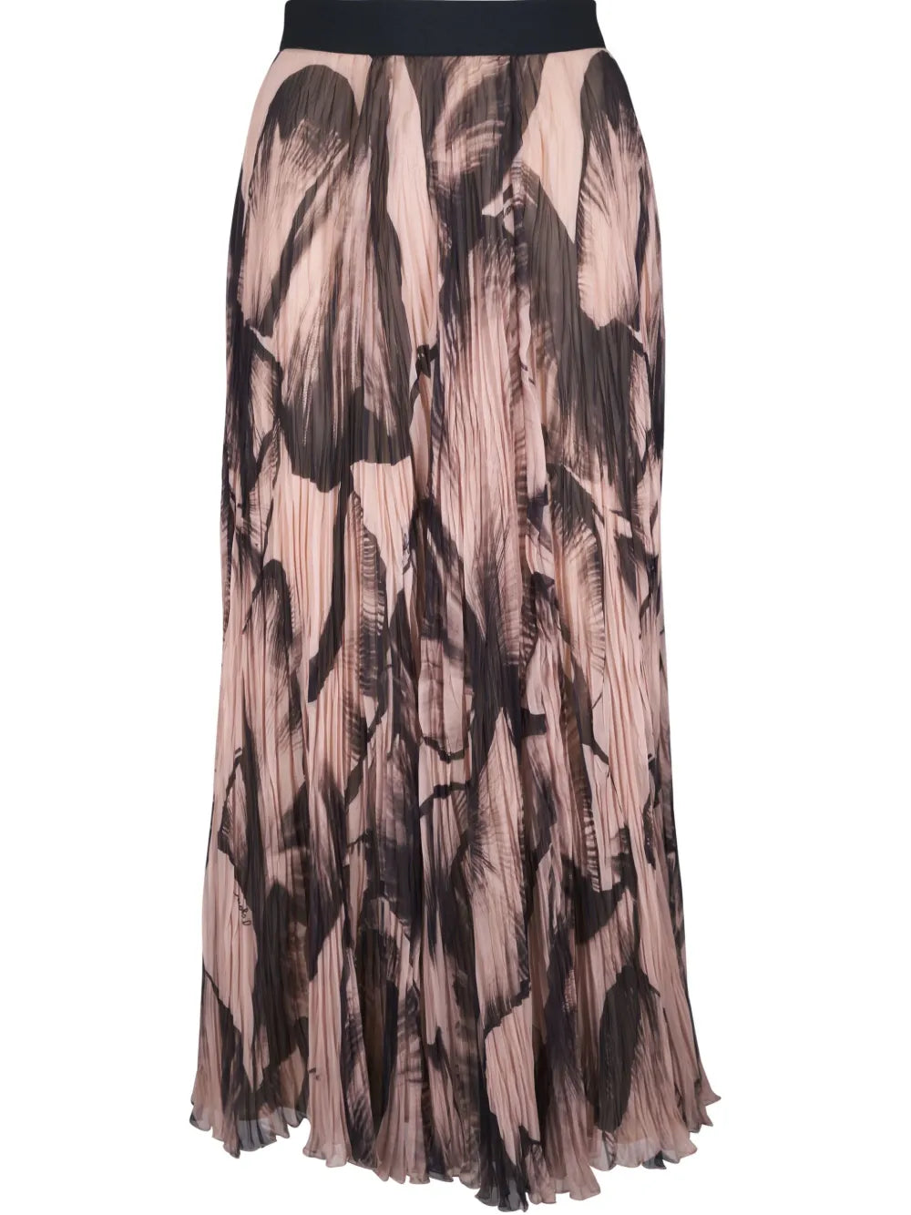 Abstract-Pattern Print Skirt