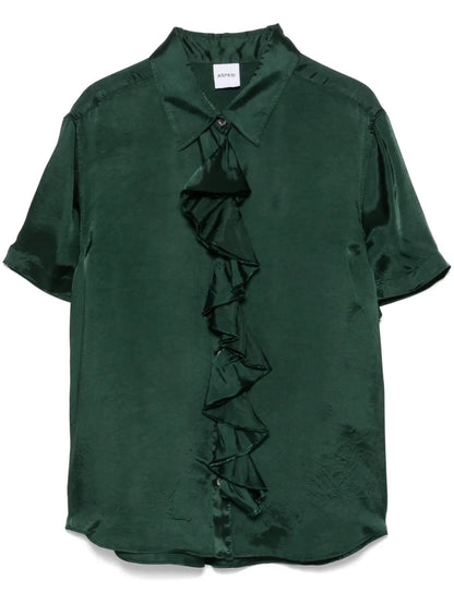 Ruffle-Trim Shirt