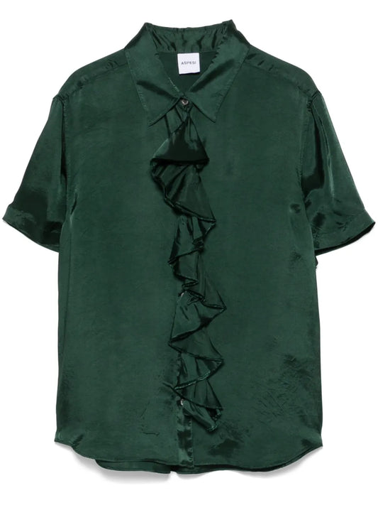 Ruffle-Trim Shirt