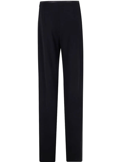 Cady-Texture Palazzo Trousers