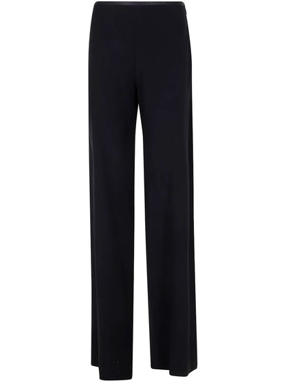 Cady-Texture Palazzo Trousers