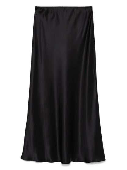 Satin Midi Skirt