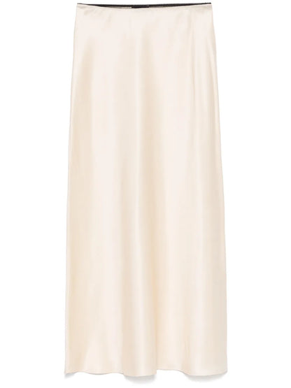 Satin Midi Skirt