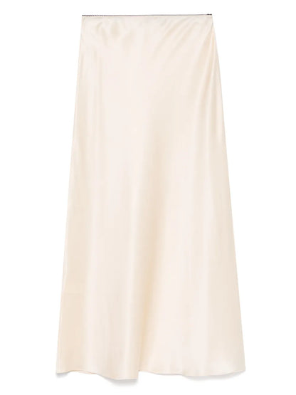 Satin Midi Skirt